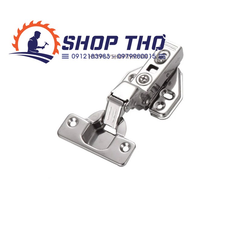 Bản lề giảm chấn bawbom lắp cánh tủ