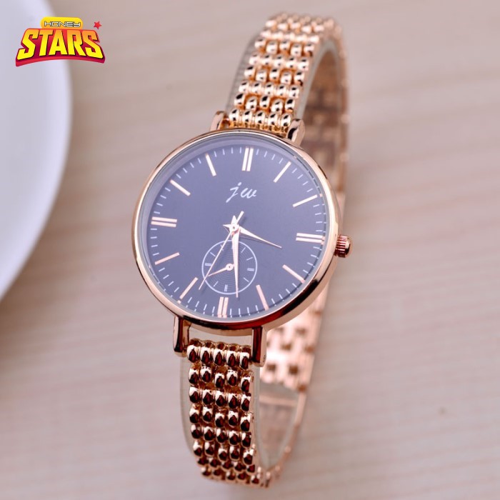 [Mua 1 Tặng 1]Đồng hồ nữ Life đồng hồ nữ cá tính chính hãng cao cấp giá rẻ JW dây thiếc liti [Tặng kèm hộp] Honey Stars 549355