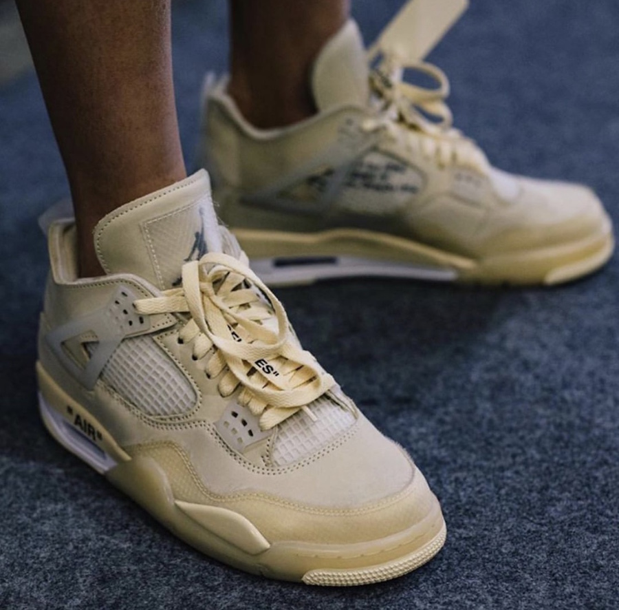 Giày J0rdan 4 Retro Off-White Sail ( JD4 trắng kem)