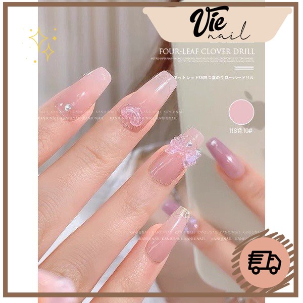 Charm đính móng nơ nhiều màu