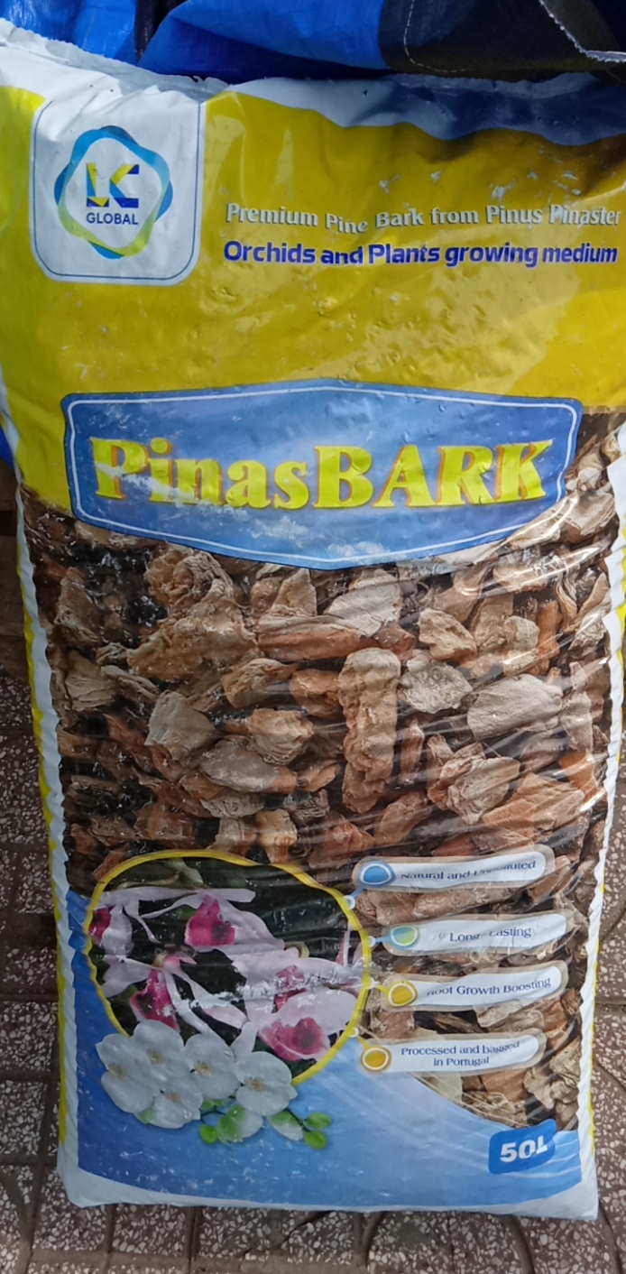 VỎ THÔNG nhập khẩu Bồ Đào Nha Pinas Bark 1kg chiết lẻ bao 50lit, kích thước 4mm đến 8mm thích hợp dùng ươm trồng cây con, trồng hài  vỏ thông được xử lý theo công nghệ châu âu