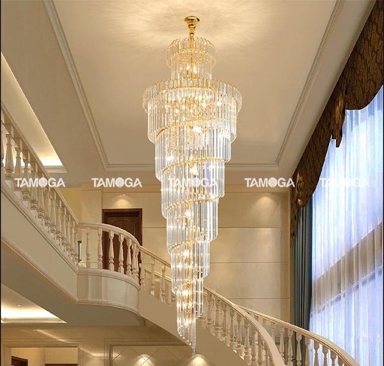 Đèn thả vòng phòng khách pha lê TAMOGA ISA MS011