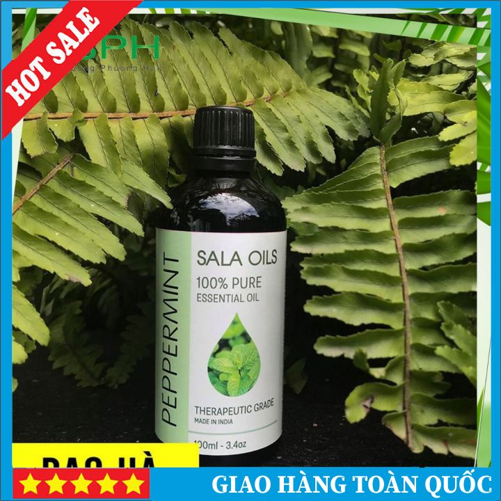 Tinh dầu bạc hà Sala Oil chai lớn 100ml