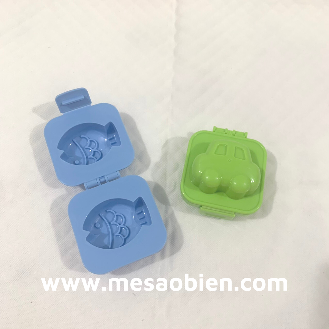 Set 2 khuôn làm cơm bento Nhật cho bé