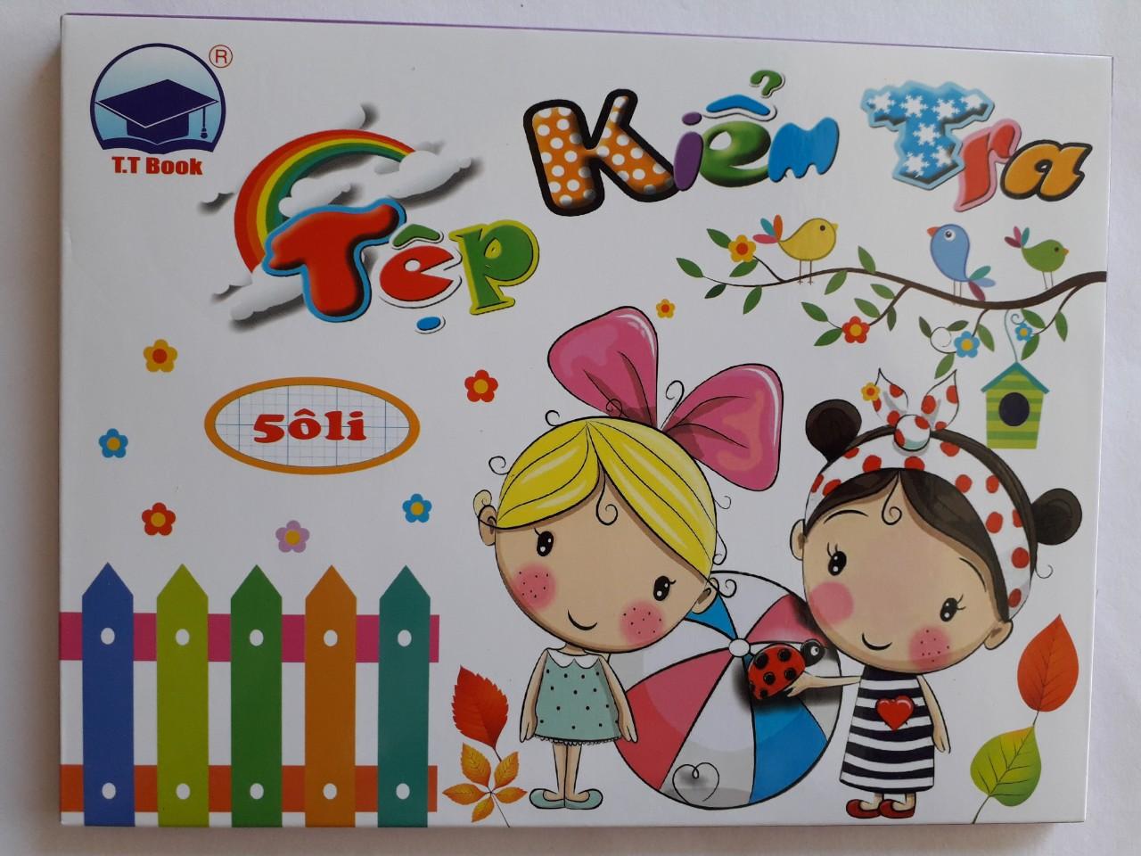 Combo 2 Xấp giấy kiểm tra 5 ô ly
