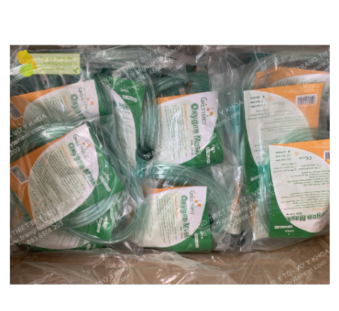 Mặt nạ thở oxy không túi, mask oxy, oxygen mask
