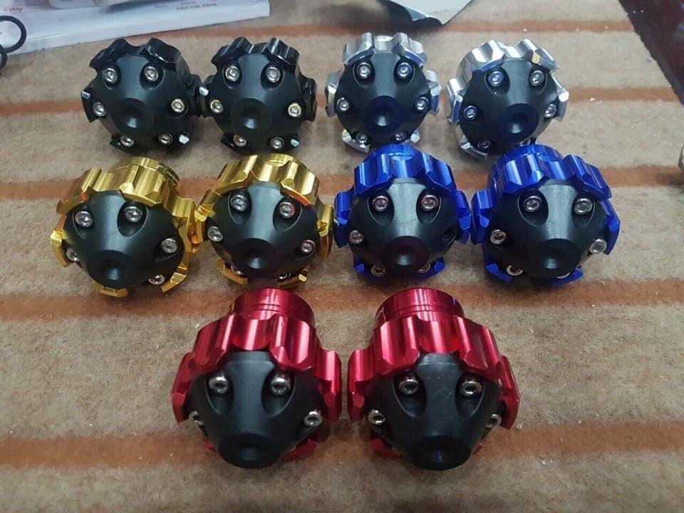 chống đổ trước-nhôm cnc xịn.