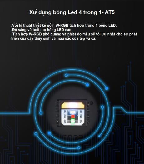 đen Led Thủy Sinh W Rgb Hẹn Giờ Thong Minh Skyled Ver 2 0 30 35cm Phụ Kiện Thủy Sinh Thucungmall Com