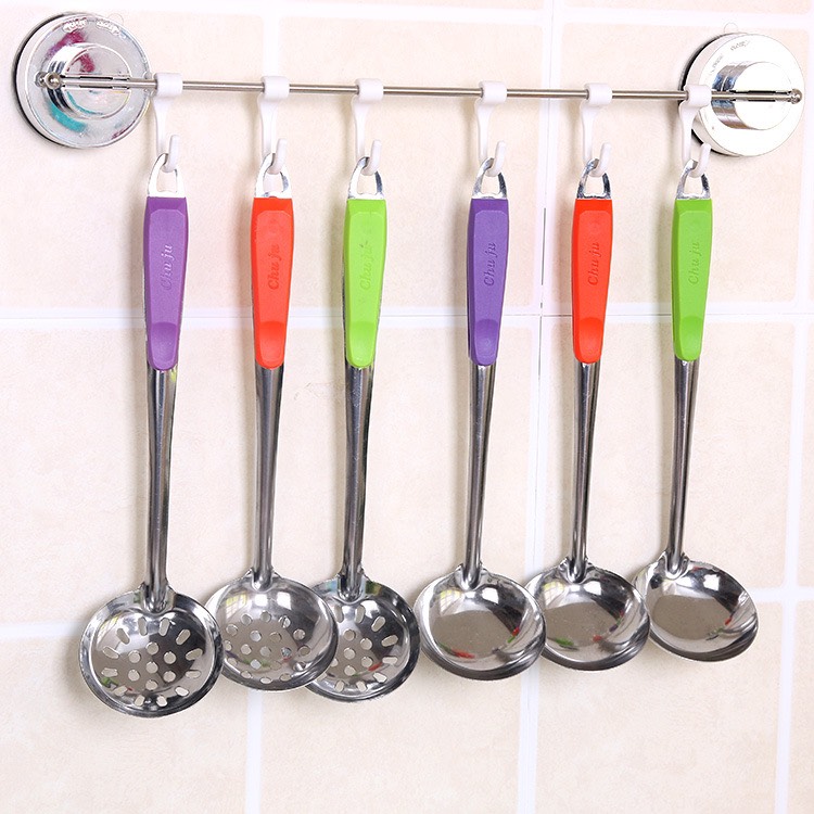Vá Múc Canh Inox Cao Cấp Cán Bọc Nhựa ChuJu