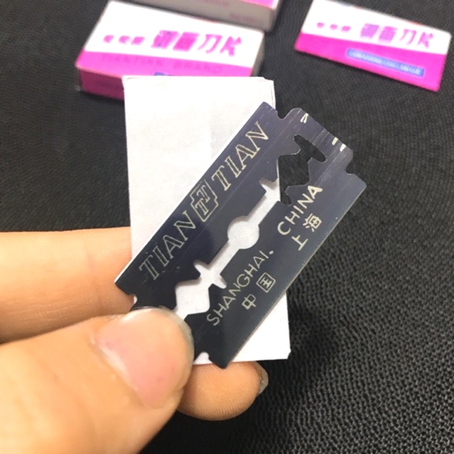 Gói 20 Hộp ( 200 Lưỡi ) Dao Lam Tím Tiantian 30S Store