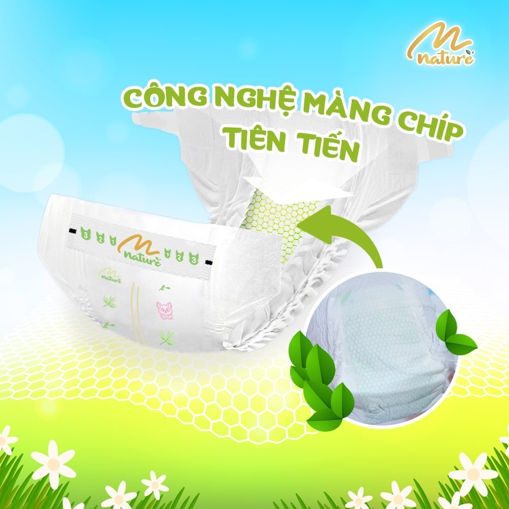 [Tặng KhănSữa]Bỉm Tã Momo Diamond NATURE Hạt Bơ Đủ Size(Thấm Hút Tốt Nhất)