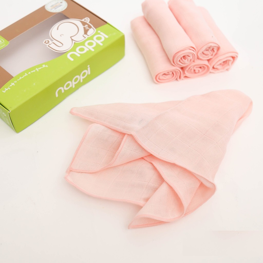 Khăn Sữa Nappi Pack 6 30X30