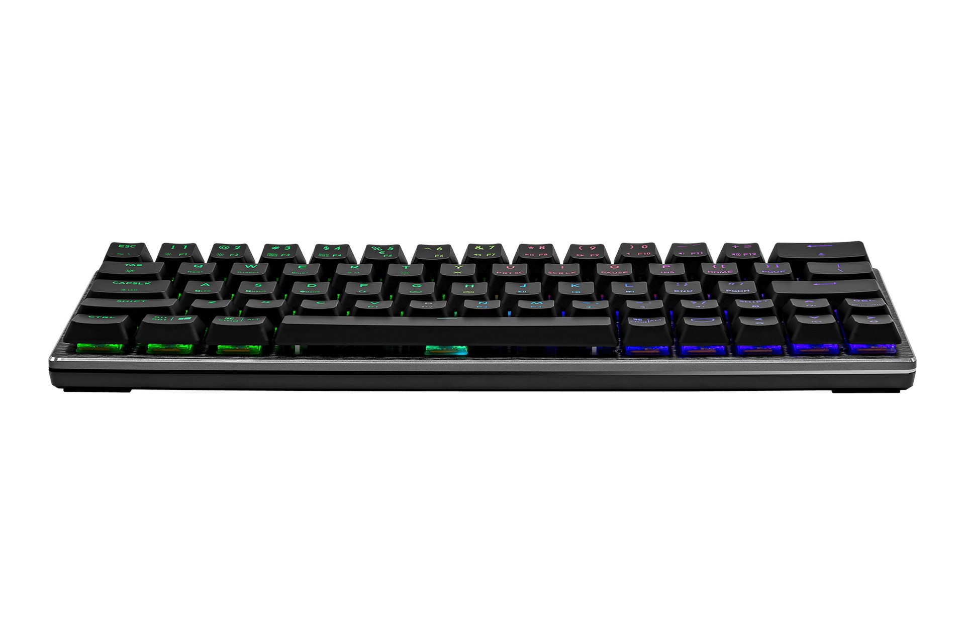 Bàn Phím Cơ Cooler Master SK620 Space Gray Low Profile Red Switch RGB TKL (Đen)