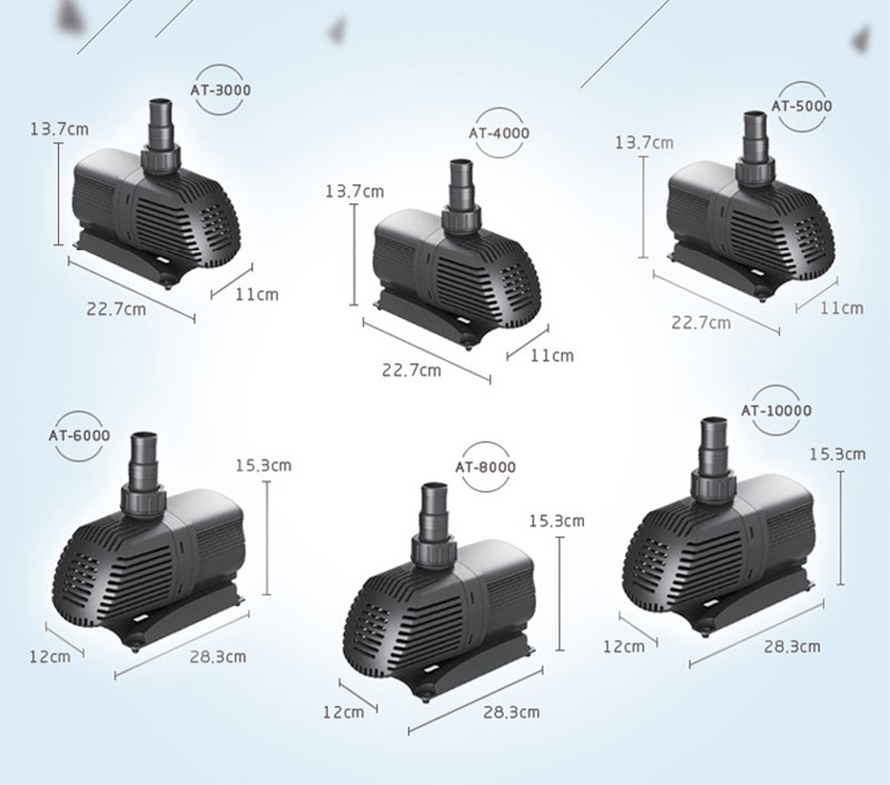 Máy Bơm Atman AT-5000 (55W-5000L/H-3M) -  Nước Bể Cá Siêu Bền, Tiết Kiệm Điện
