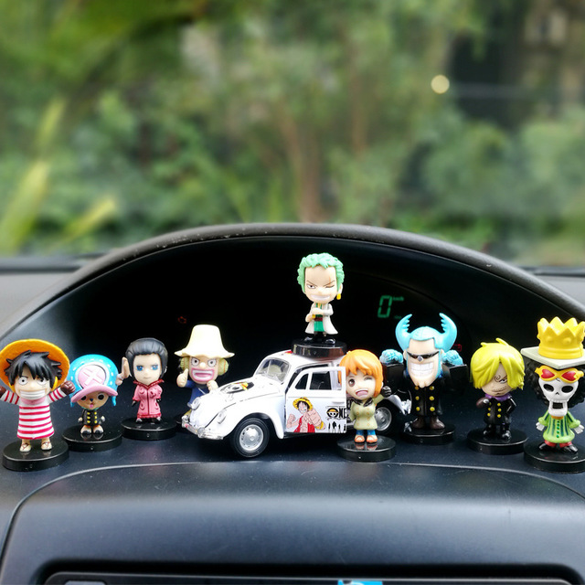 Mô hình One piece trang trí taplo ô tô - nội thất