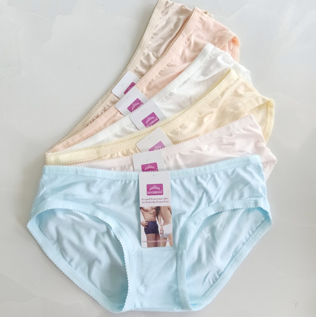 Bộ 5 quần lót nữ cotton siêu mịn - quần sịp nữ đẹp - quần lót học sinh - HIN Fashion N07