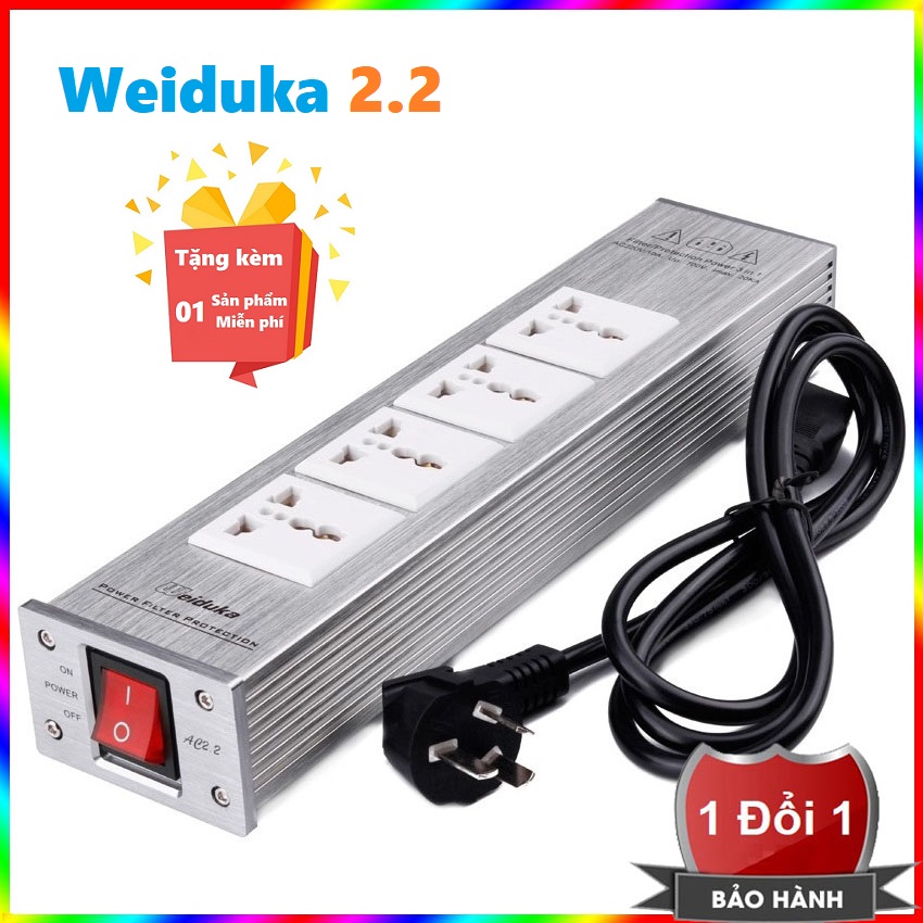 Ổ cắm lọc nguồn điện cho dàn âm thanh Weiduka AC 2.2