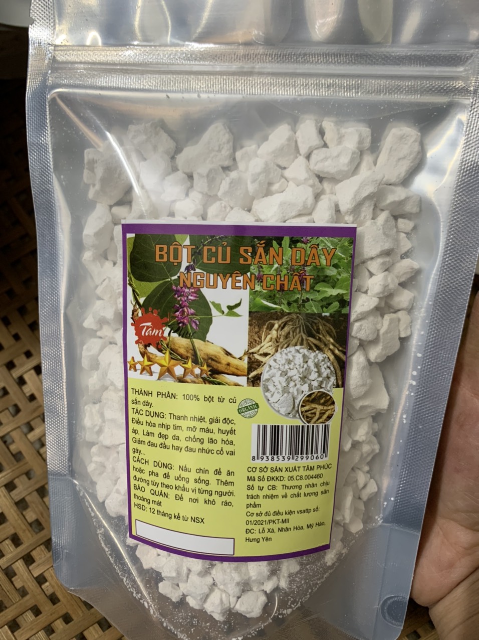 Bột sắn dây nguyên chất , bột sắn dây ta, tự làm chất lượng, đồ uống mát, thanh nhiệt, thơm ngon, bổ dưỡng