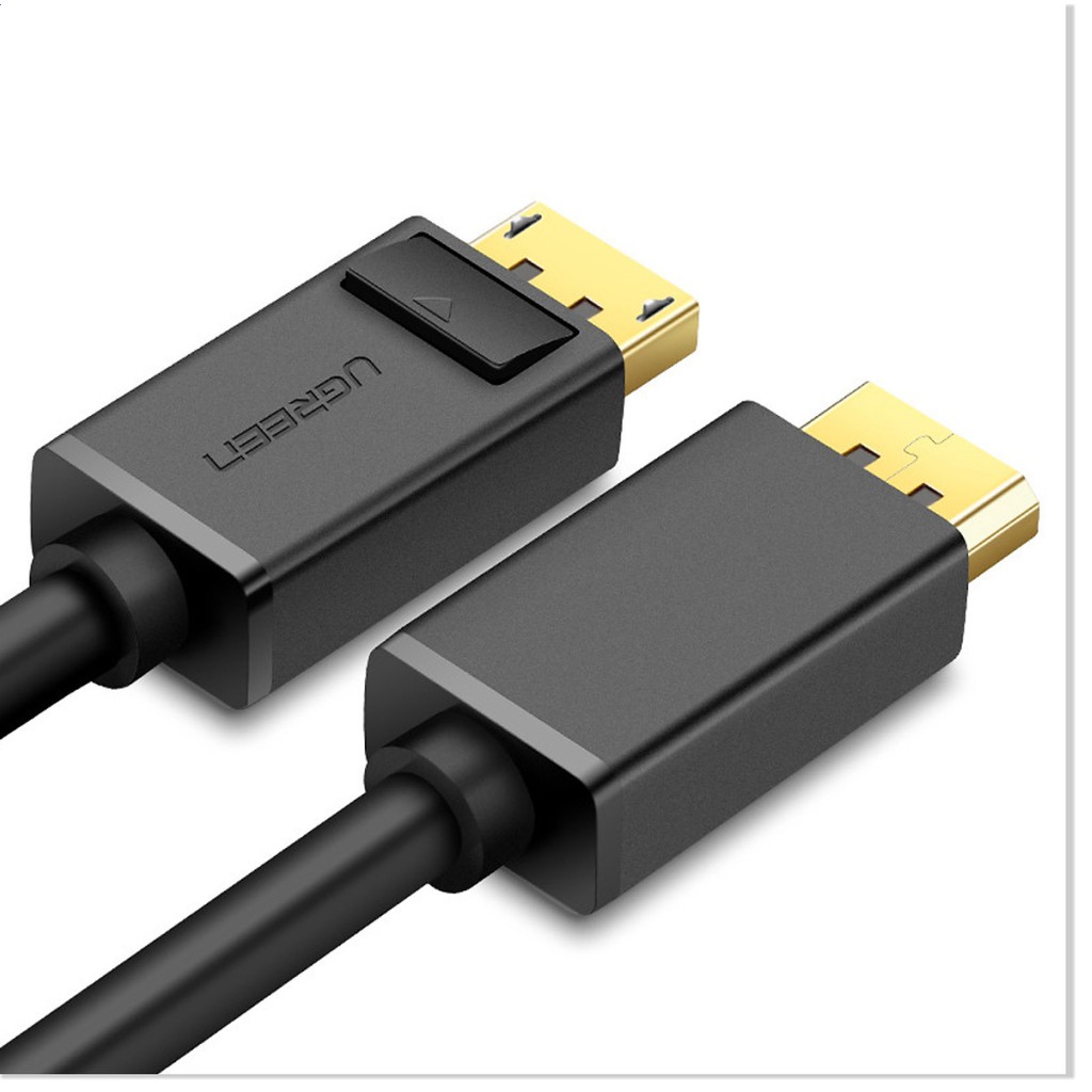 Dây cáp displayport 2 đầu đực ugreen 10245 dài 1.5m - tốc độ 21.6gbps - hàng chính hãng