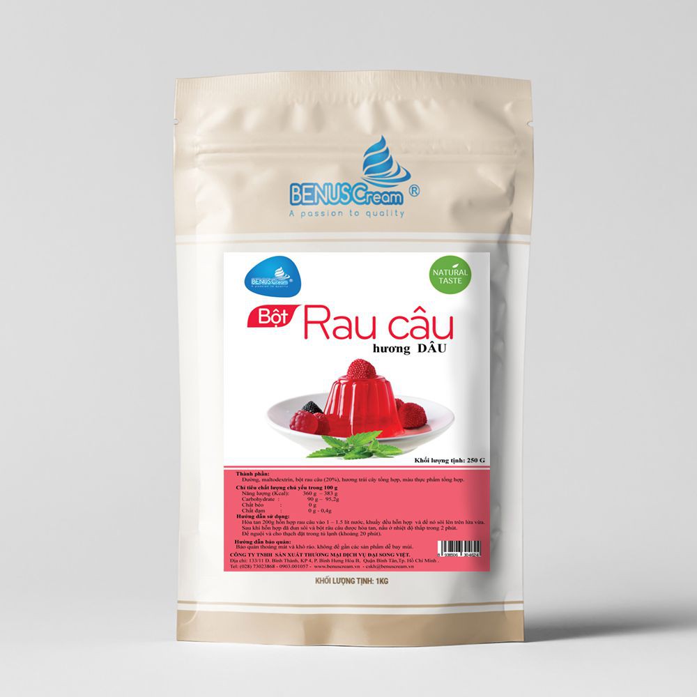 Bột Rau Câu Pha Sẵn BENUSCream - 1kg/ Túi