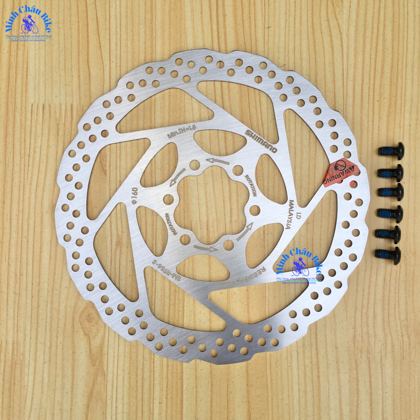 Đĩa phanh xe đạp Shimano SM - RT56 - 160mm