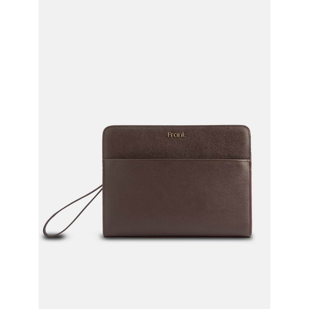 Ví Clutch Jacques Pouch Da Bò Epsom Thương Hiệu Frank