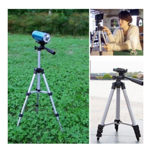 [HCM](TẶNG REMOTE) Tripod / 1060mm + Giá đỡ điện thoại + Remote Mobile Tripod 2