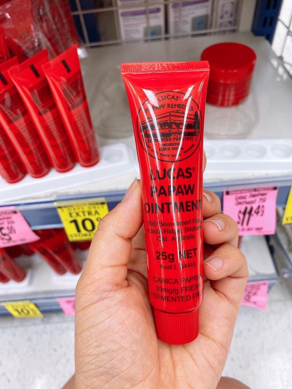 Kem đu đủ Lucas’ Papaw Ointment 25g ( Hàng Úc đi air)