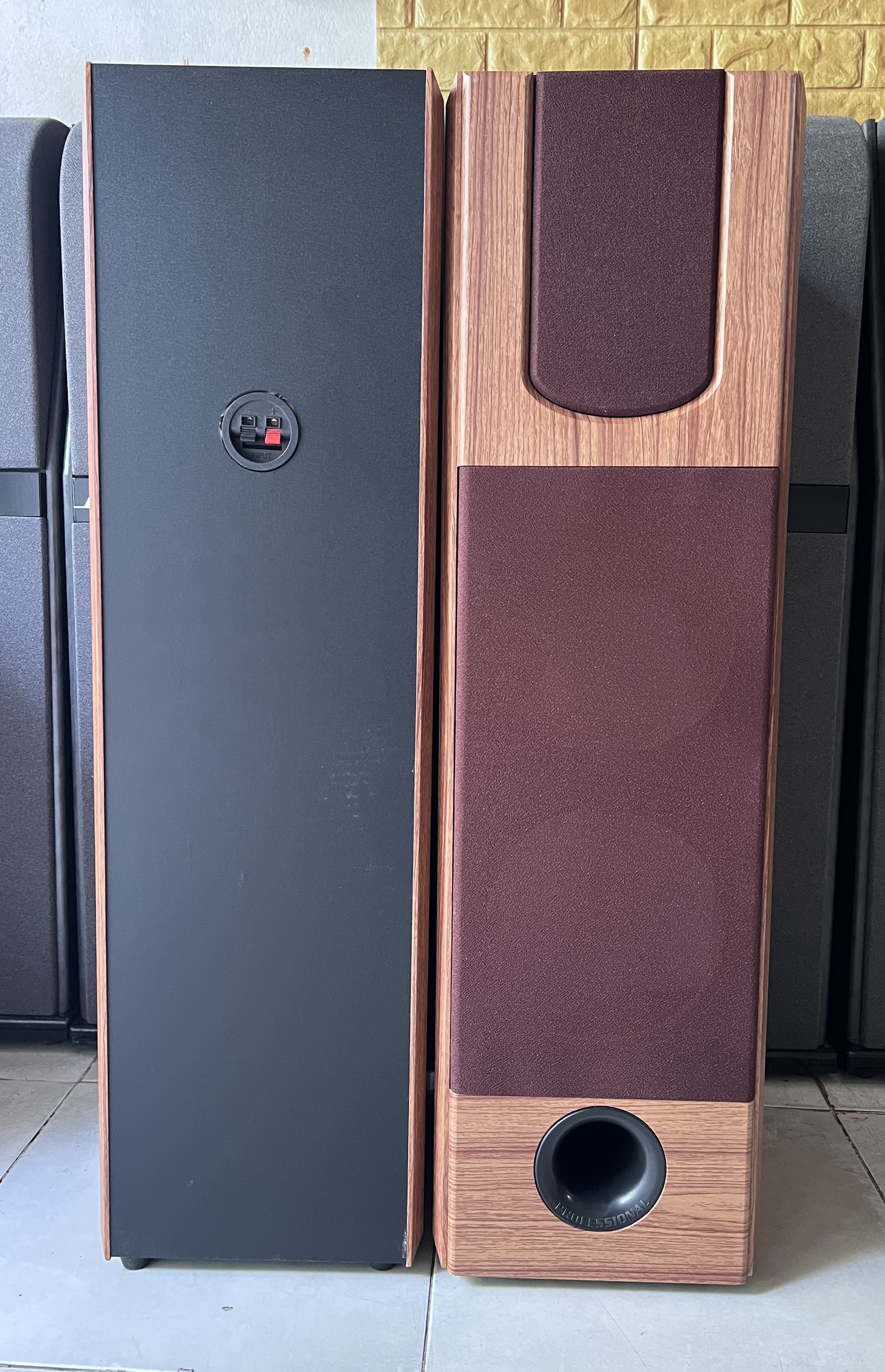 Vỏ thùng loa đứng 2 tấc - 1 cặp