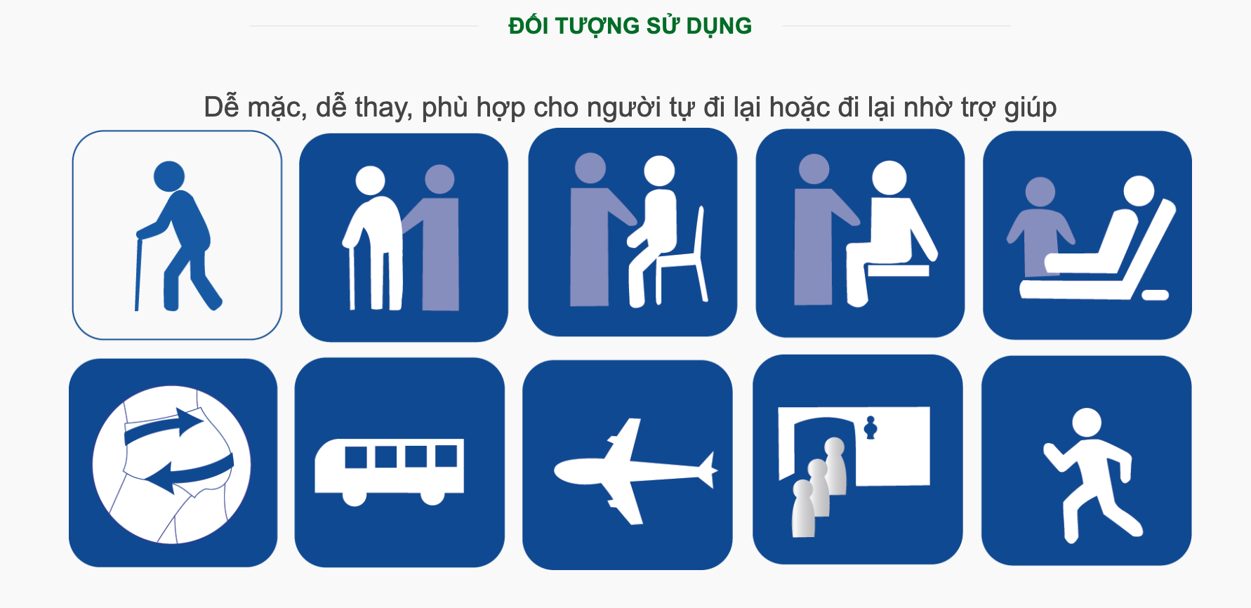 Tã, bỉm dán người lớn CANNY SIÊU THẤM size M 10 miếng
