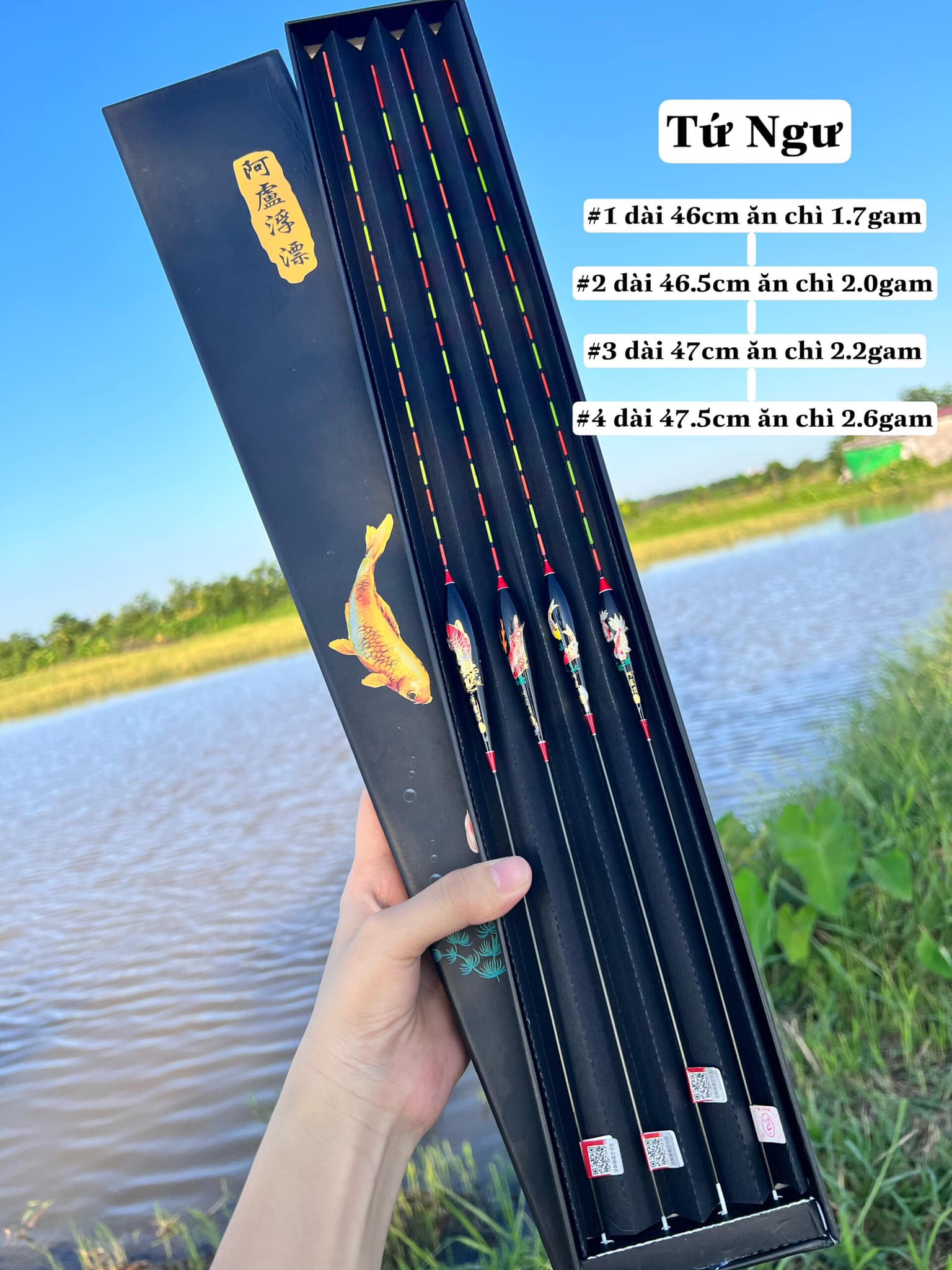 Hộp 4 quả phao câu đài chính hãng