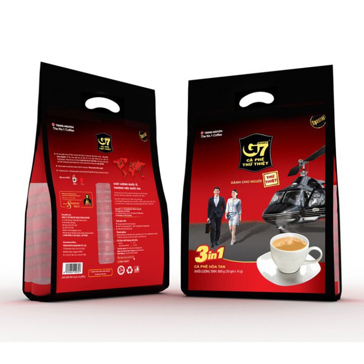 Cà phê G7 Trung Nguyên sachets gói vuông