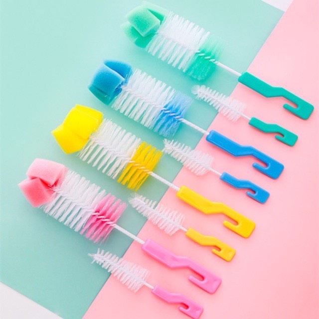 Bộ cọ rửa bình sữa 2 chi tiết siêu tiện lợi