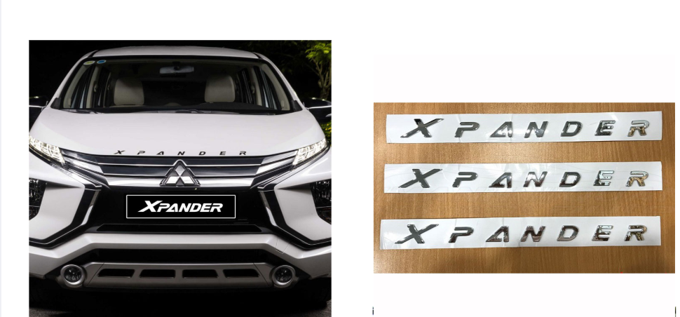 Tem Chữ Nổi 3D Xpander dán capo cực nổi