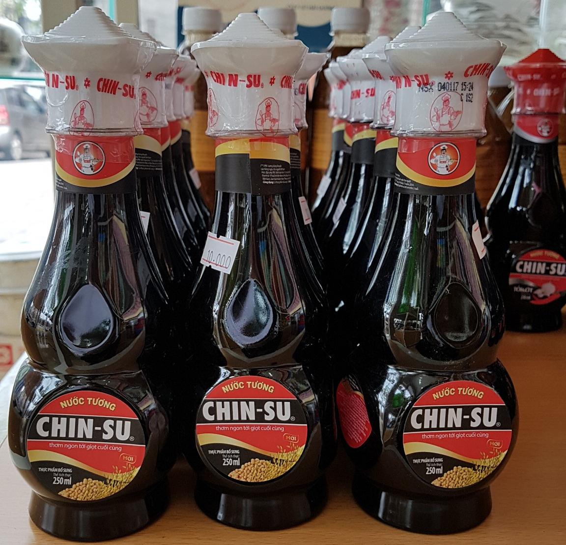 Nước tương chinsu 250ml nắp trắng