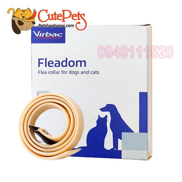 [HOÀN TIỀN 10%]Vòng cổ chống rận Fleadom Virbac - CutePets