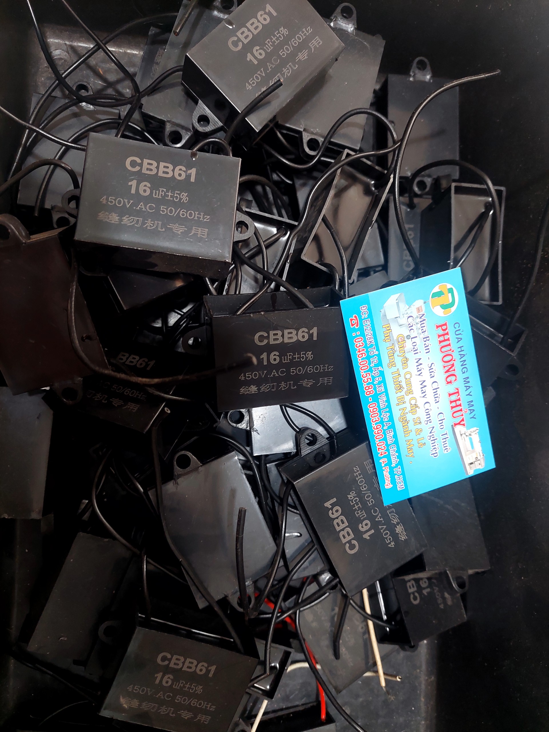 tụ đề mô tơ máy khâu công nghiệp