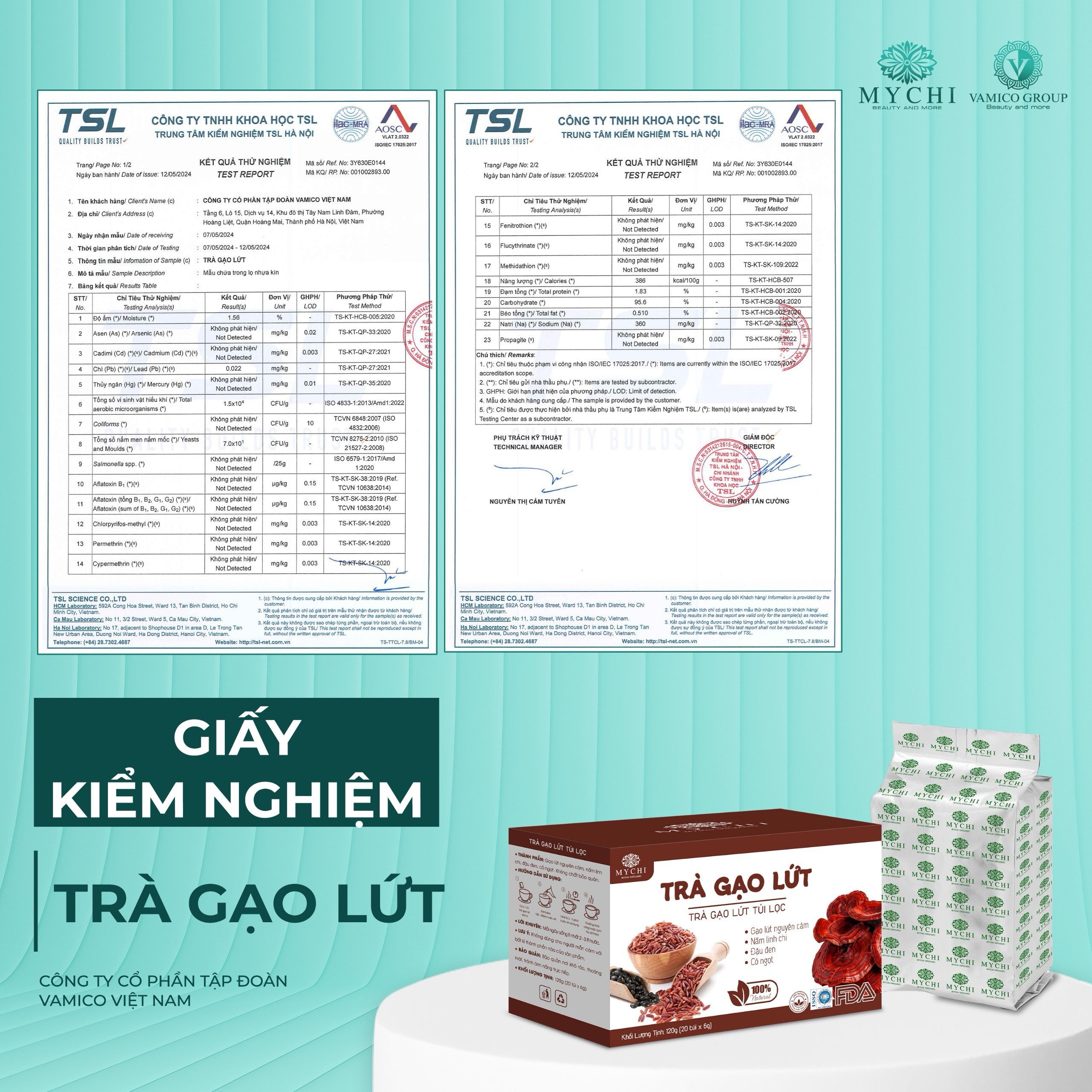 TRÀ GẠO LỨT (Chính Hãng)