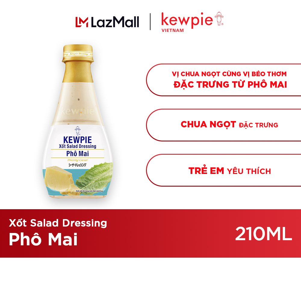 Xốt Salad Dressing Phô Mai Kewpie 210ml