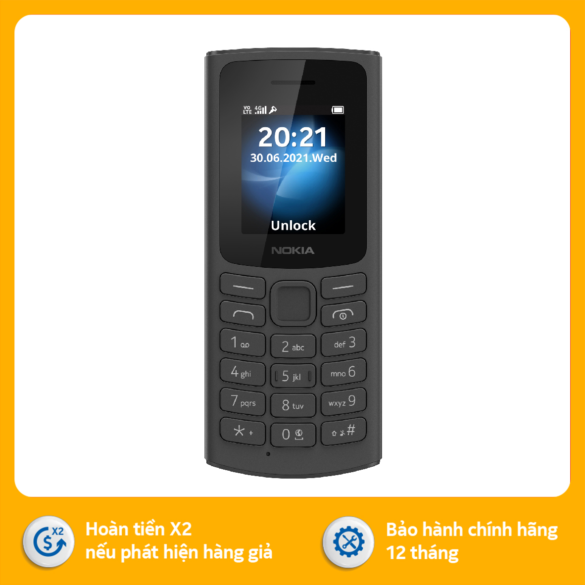 Điện thoại Nokia 105 4G pro - Hàng chính hãng