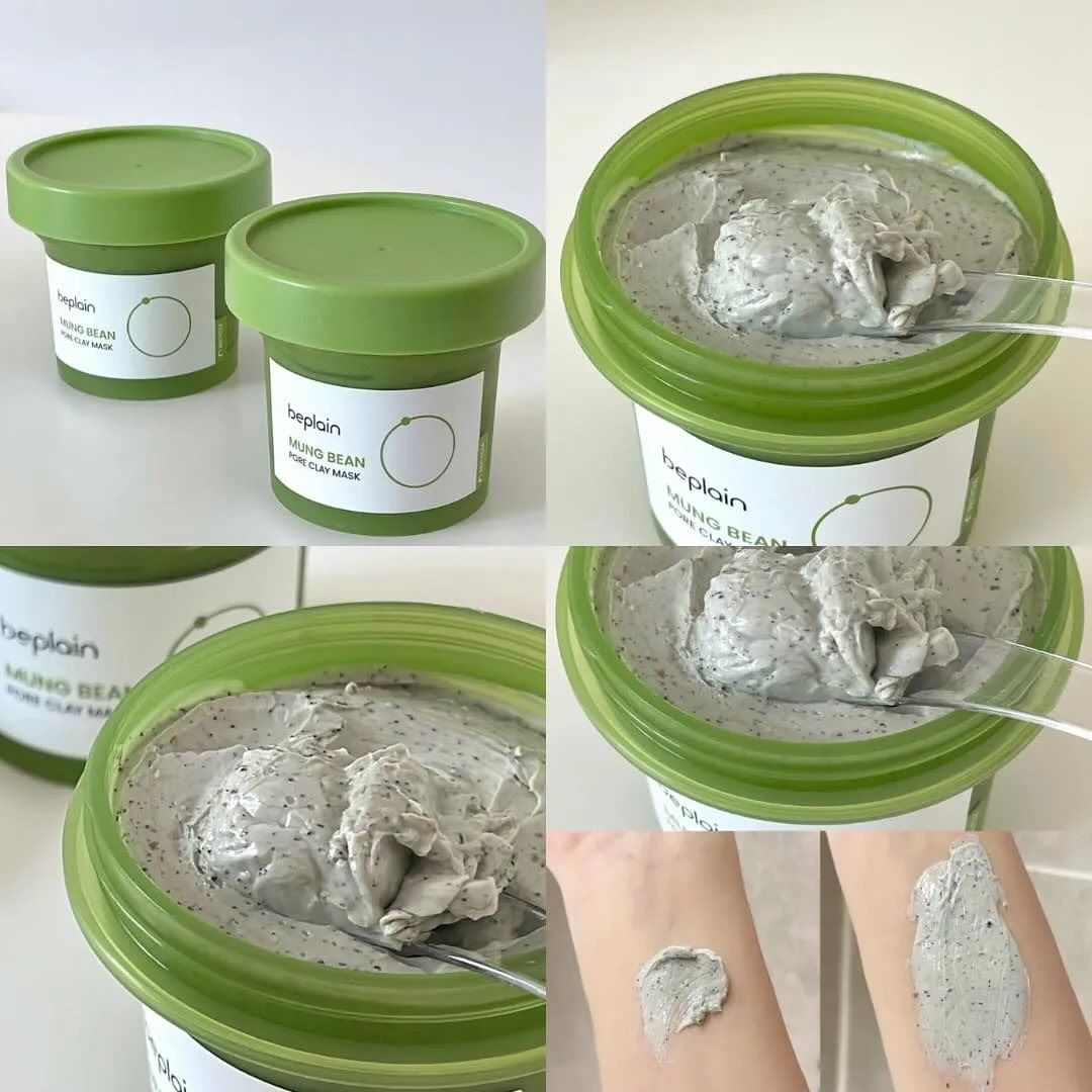 Mặt nạ đất sét BEPLAIN Mung Bean Pore Clay Mask 120ml