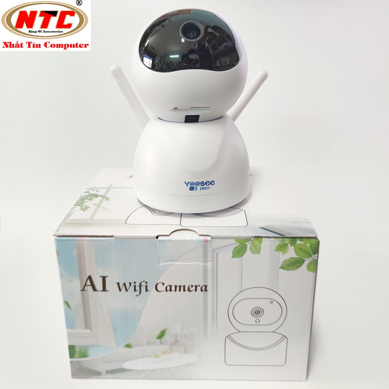 Camera ip wifi yoosee hk205 fullhd 1080p cực nét đàm thoại 2 chiều xoay 360 độ - top camera