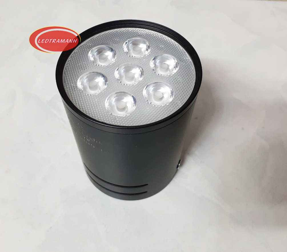 Đèn lon đèn ống bơ led gắn nổi 7W phi 72mm