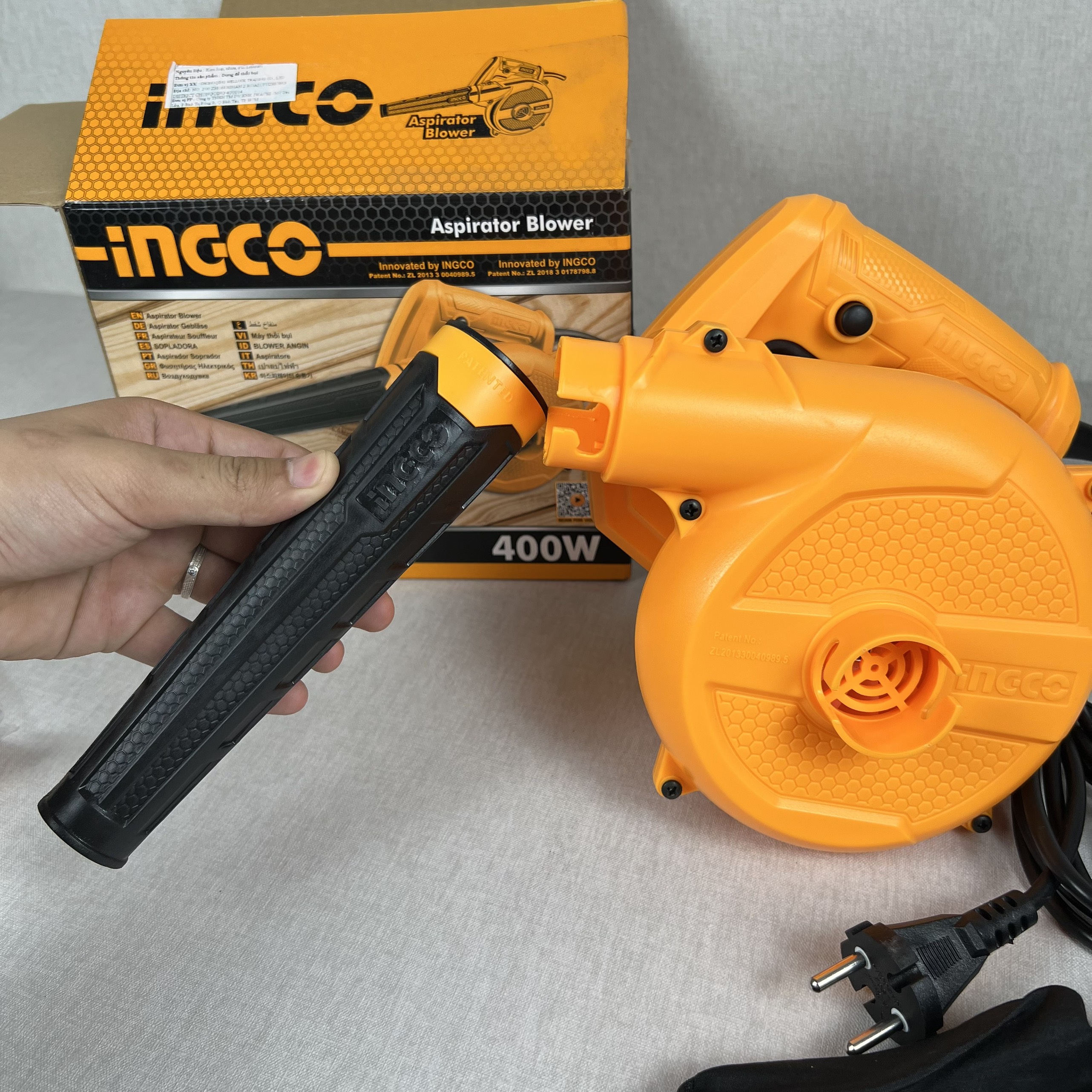 Máy thổi bụi INGCO cầm tay 400w AB4018 [ Chính Hãng ] -SHINSTORE