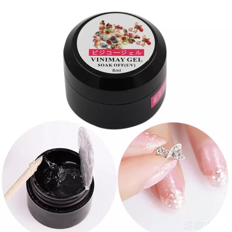 Gel đính đá trang trí nail chuyên dụng