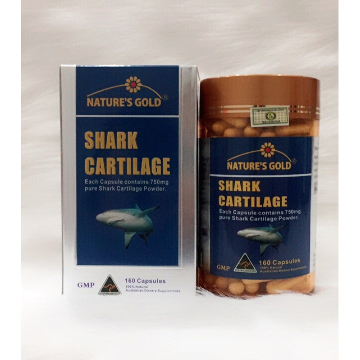 sụn cá mập shark cartilage hộp 160 viên