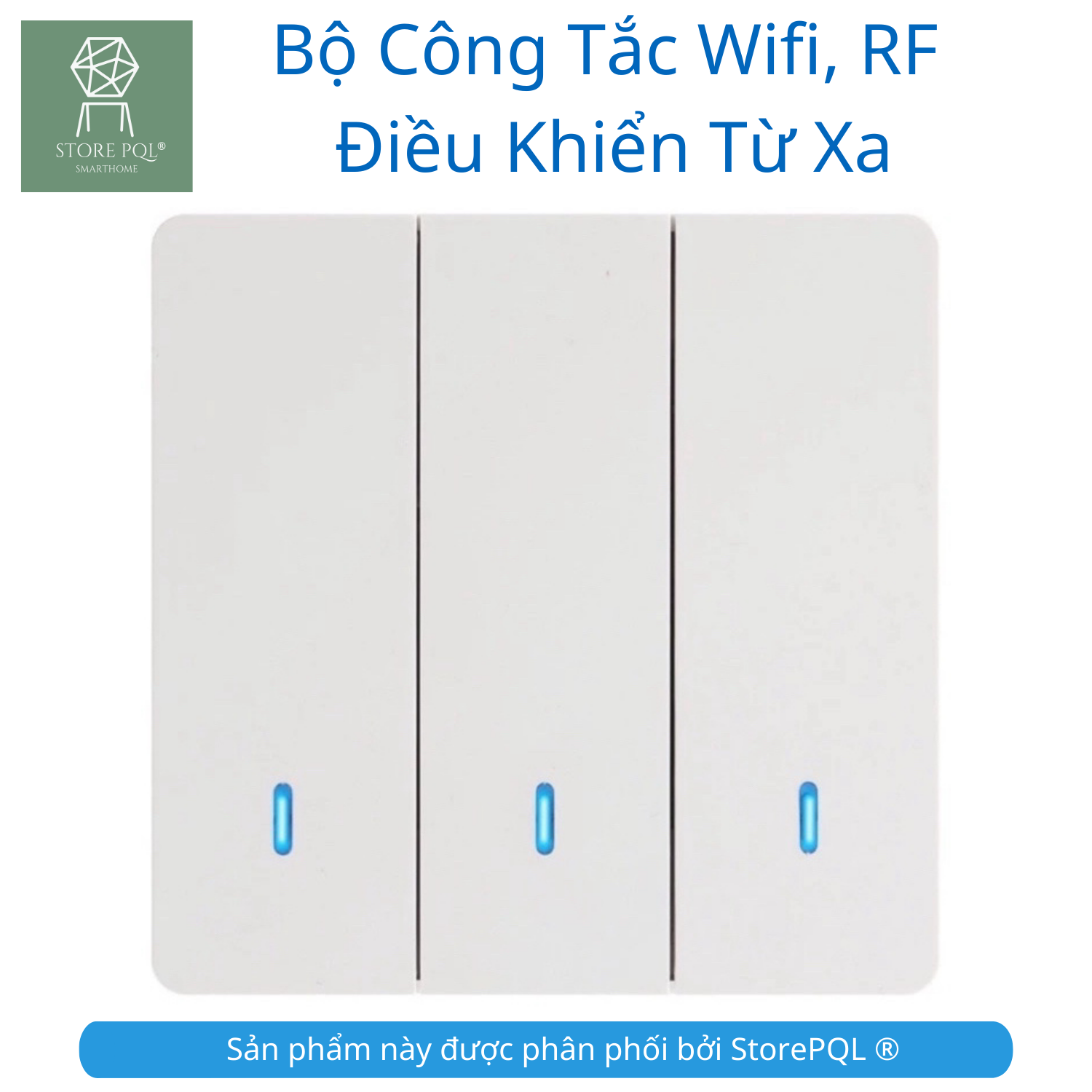 Công tắc cầu thang, công tắc điều khiển từ xa tần số RF 433MHz