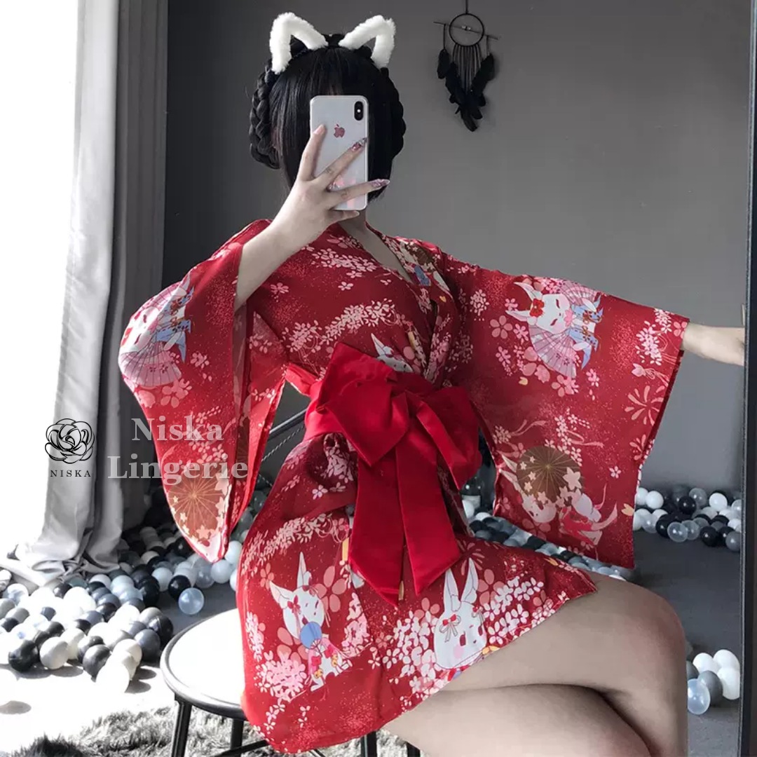 Choàng Kimono Nhật Bản - Mã D210
