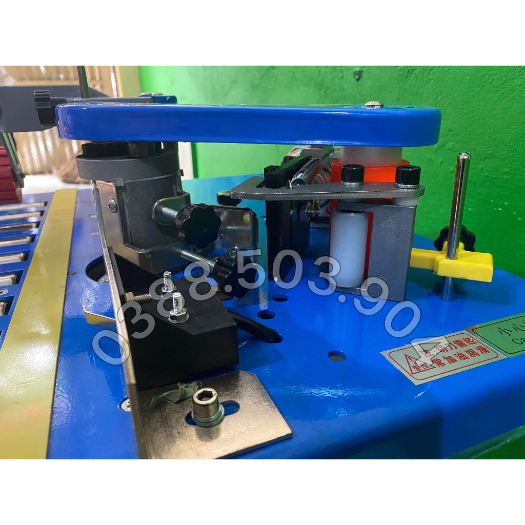 Máy dán cạnh gỗ DW550 ( có chức năng dán thẳng, tròn, vát 45 độ )