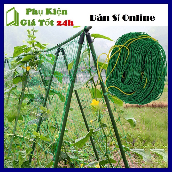 [HCM]⚡ Lưới Giăng Giàn Cho Dây Leo Siêu Chắc - Lưới Làm Giàn Leo Cây Trồng Khổ 2M*2M5 Siêu Bền ⚡